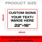 Personalized Aluminum Weatherproof Metal Signs - Image 2