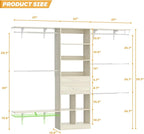Closet System - 4.75-8FT Closet Organizer System - Image 8