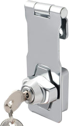 Alise Keyed Hasp Lock, 4 Inch Safety Packlock Clasp Hasp Lock Latch by Alise