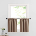 RYB HOME Half Window Curtains Blackout Shades Small Draperies by RYBHOME