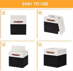 DULLEMELO Storage Cubes 11 inch, Cube Storage Bins - Image 6