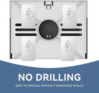 Paper Towel Dispenser Wall Mount, Adhesive No Drilling Multifold Trifold C Fold - Image 5