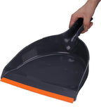 TreeLen Angle Broom and Dustpan Set, Dust Pan Snaps On Broom Handles Orange - Image 4