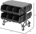 Akro-Mils 30260 AkroBins Plastic Storage Bins, Space-Saving Stackable Bins - Image 8