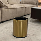 2.6Gallon/10L Brass Gold Bathroom Trash Can - Image 8