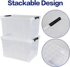 50 L Large Plastic Storage Bins - Image 3