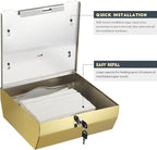 Wall Mounted Stainless Steel Paper Towel Dispenser - Image 4