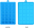 Ice Cube Tray, Silicone Square Ice Trays Easy Release Stackable Ice Cube Mold - Image 7
