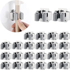 24 PCS Broom and Mop Holder, Heavy Duty Garden Tool Organizer Rack Rake and by JAMEND+CLXP