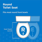 Gerber Round Front Toilet Seat - Image 3