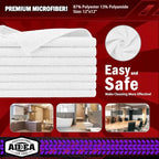 AIDEA Microfiber Cleaning Cloth White 20PK, Microfiber Towels - Image 6