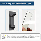 Wall Hooks for Coat and Towel: 13LB Adhesive Door Hanger Stick on - Image 5