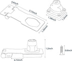 Alise Keyed Hasp Lock, 3 Inch Safety Packlock Clasp Hasp Lock Latch - Image 3