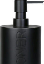 Matte Black Conditioner Dispenser Luxurious Refillable Pump Bottle - Image 7