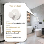 4pcs Suction Cup Hooks for Shower, Shower Towel Suction Hooks, No Drill Towel - Image 6