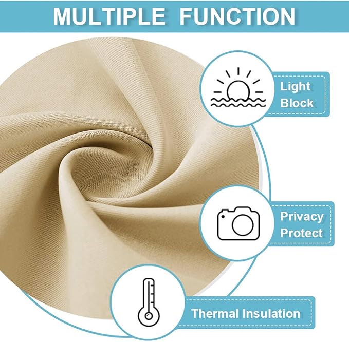 RYB HOME Blackout Curtains for Living Room - Image 6