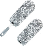 Microfiber Duster with an Extra Washable and Reusable Duster Head, Microfiber by TrueYee