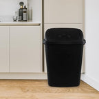 4 Pack Plastic Swing-Top Trash Can, 10 Gallon Plastic Kitchen Trash Can - Image 6