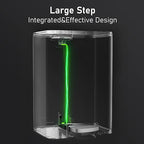 Arlopu 13.2+1.3 Gallon Step Trash Can, Stainless Steel Garbage Bin, Soft-Close - Image 5