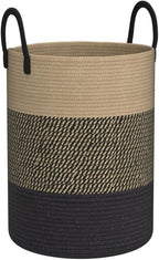 YOUDENOVA Woven Rope Laundry Hamper Basket, 58L Tall Laundry Basket - Image 4