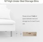 StorageWorks Under Bed Storage Bins, 90L Clothes Organizer - Image 8
