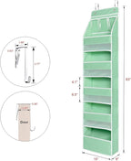 Univivi 6-Shelf Over Door Hanging Organizer Fabric Baby Door Storage - Image 6