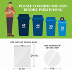 Drawstring Trash Bags-18 Gallon 120 Counts Large Strong Tall Kitchen Trash Bags - Image 2