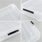 3-Pack Plastic Under bed Storage Box, 40 Quart - Image 4