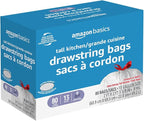 Amazon Basics Ultra-Force Tall Kitchen Drawstring Trash Bags, Lavender Scented - Image 2