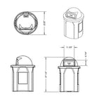 42 Gallon Circle 100% Recycled Plastic Heavy Duty Indoor or Outdoor Commercial - Image 8