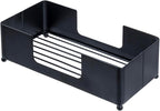 MyGift Modern Matte Black Metal Folded Paper Towel Holder by MyGiftHome