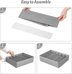 4 Packs T-shirt Drawer Organizers - Image 5