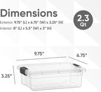 Superio Clear Storage Bins - Image 2