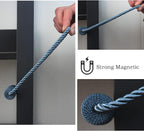 Magnetic Curtain Tiebacks 6 Pack Blue Curtain Rope Tieback Curtain Holders - Image 5