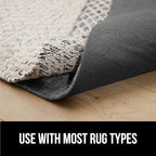 GORILLA GRIP Felt and Natural Rubber Stay in Place Slip Resistant Rug Pad - Image 8