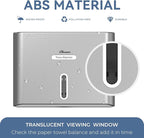 Paper Towel Dispenser Wall Mount, Adhesive No Drilling Multifold Trifold C Fold - Image 7