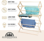 Pennsylvania Woodworks Clothes Drying Rack: Solid Maple Hard Wood Laundry Rack - Image 8