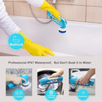 Electric Scrubber Power Cordless, Portable 360 Handheld Washing Cleaning Machine - Image 4
