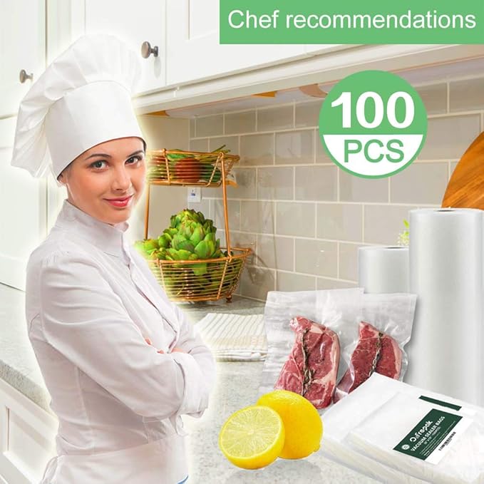 O2frepak 100 Pint 6" x 10" Vacuum Sealer Bags - Image 2