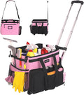 Large Rolling Cleaning Caddy Bag by JKAOO