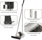 Rubber Broom and Dustpan Set, Pet Hair Removal Rubber Broom - Image 7