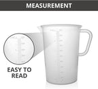 Plastic Graduated Measuring and Mixing Pitcher - 5000ml Plastic Graduated - Image 4