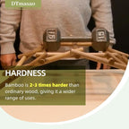 3/8 x 6 Inch 50 PCS Dowel Rods Wood Sticks Wooden Dowel Rods - Image 3