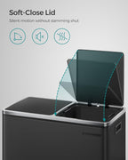 SONGMICS Trash Can, 2 x 8 Gallon Garbage Can - Image 6