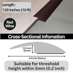 Floor Transition Strip Self Adhesive Carpet Wood Tile Vinyl Flooring Laminate - Image 3