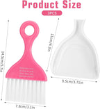 3 Pcs Mini Broom and Dustpan Set, Compact Cleaning Sweep, Mini Broom and Brush - Image 2
