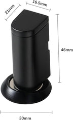 Windproof Magnetic Door Stoppers, 0-0.78" Stroke Mechanical Doorstop, No-Hole - Image 2