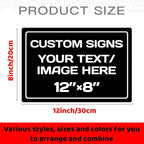 Personalized Aluminum Weatherproof Metal Sign - Image 2