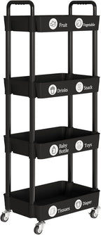 Laiensia 4-Tier Rolling Cart - Image 8