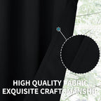 BGment Black Curtains 36 Inches Long - Image 6